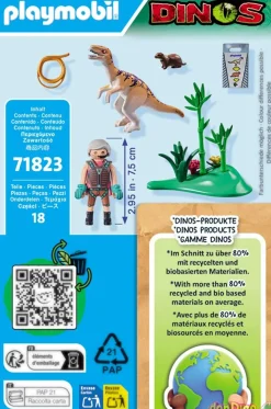 Velociraptor playmobil dinos 18 pzas.
