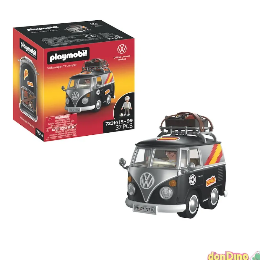 Volkswagen t1 camper playmobil 37 pzas.
