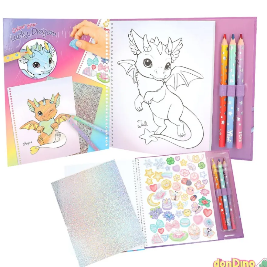 Ylvi dragones de la suerte libro para colorear