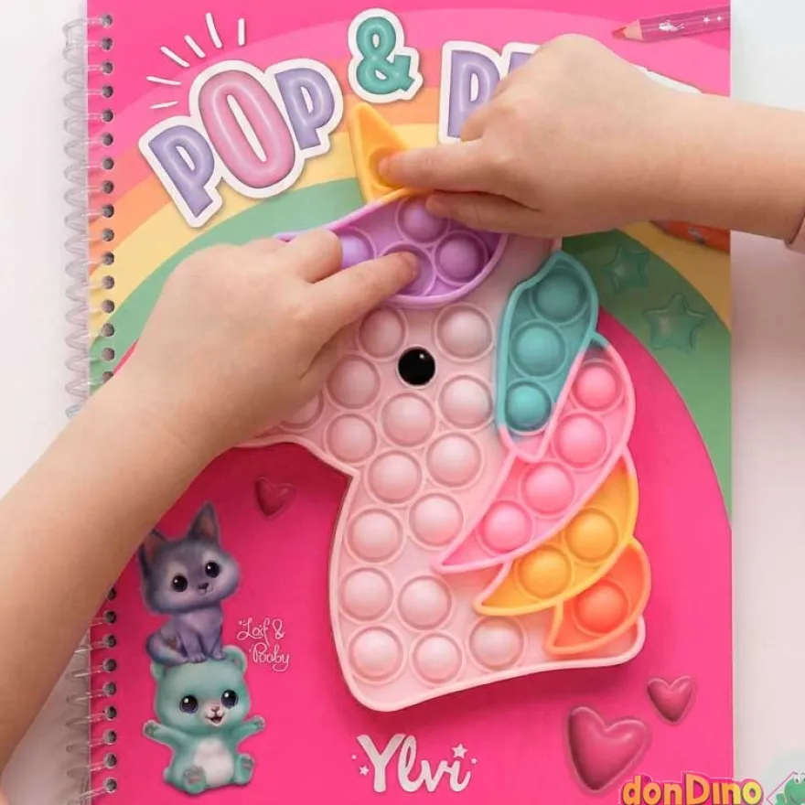Ylvi pop+paint libro para colorear