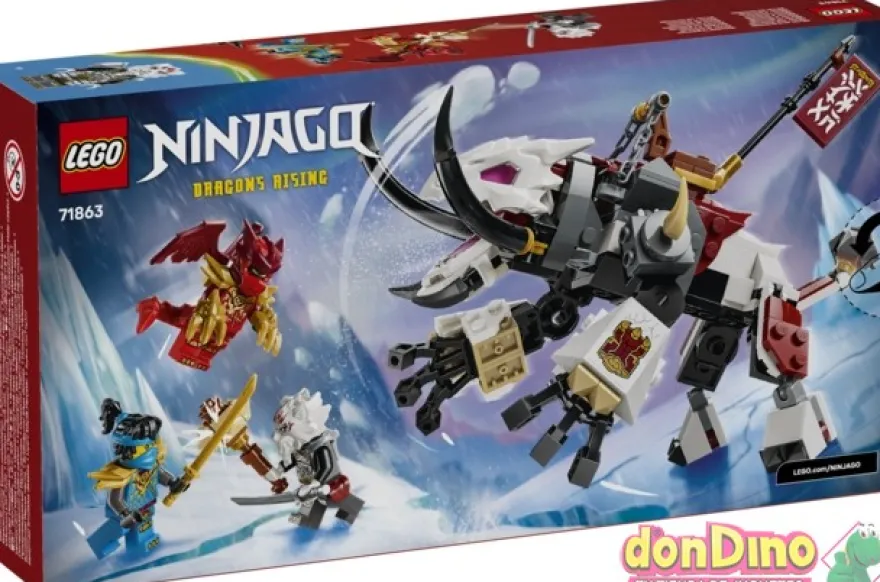 Zilvar y bestia dragon grimtak lego ninjago - 232 pzas.